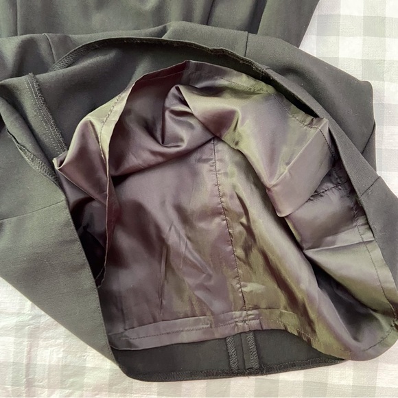 ZARA little black dress open back buckle sleeveless medium flattering film noir - Picture 5 of 12